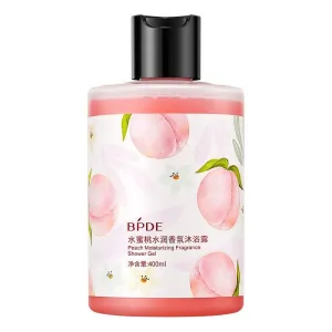 BPDE Peach Moisturizing Natural Organic Shower Gel Cleansing & skin care body wash gel 400ml BDI81806
