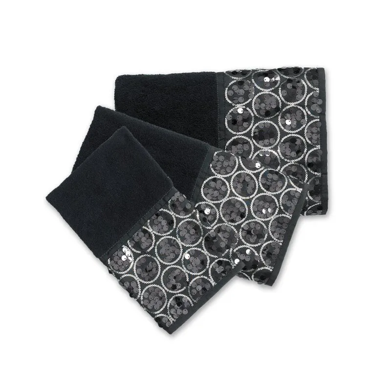 Ciaran 3 Piece Cotton Blend Multi-Size Towel Set