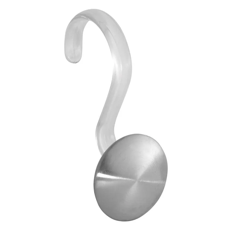 iDesign Forma Maxi Shower Hook Set of 12 in Brushed Stainless Steel