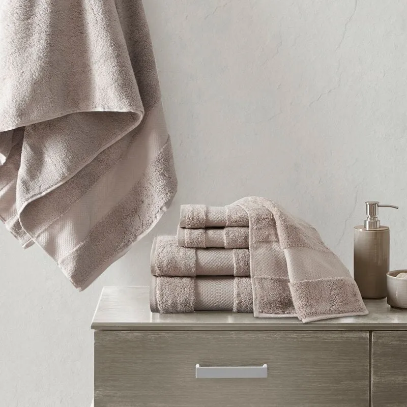 Nona 6 Piece 100% Turkish Cotton Towel Set (Set of 6)
