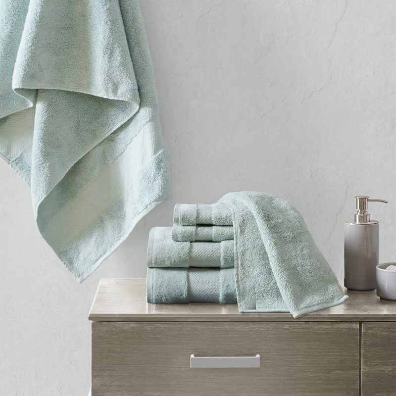 Nona 6 Piece 100% Turkish Cotton Towel Set (Set of 6)