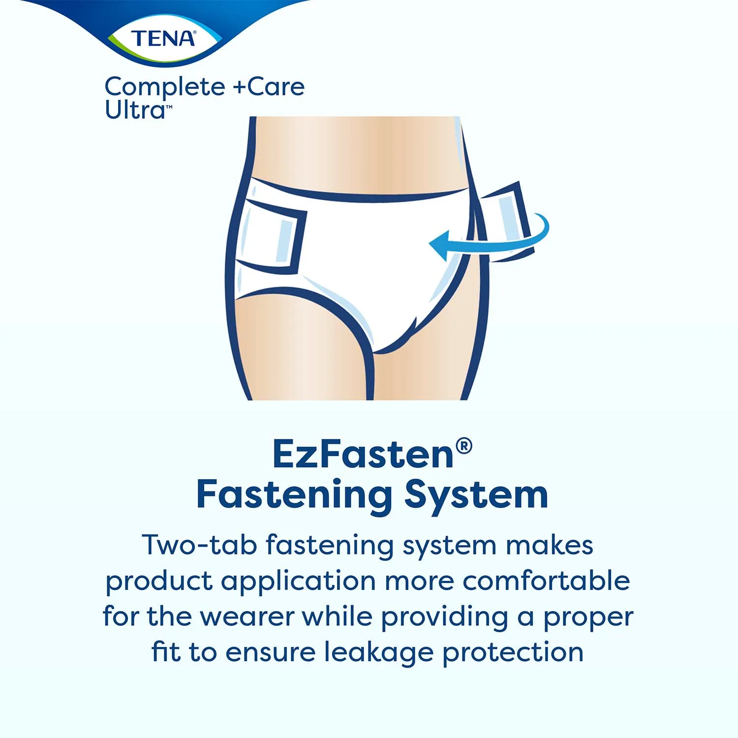 TENA Complete  Care Ultra Incontinence Brief 52"- 62", Moderate Absorbency, Unisex, X-Large