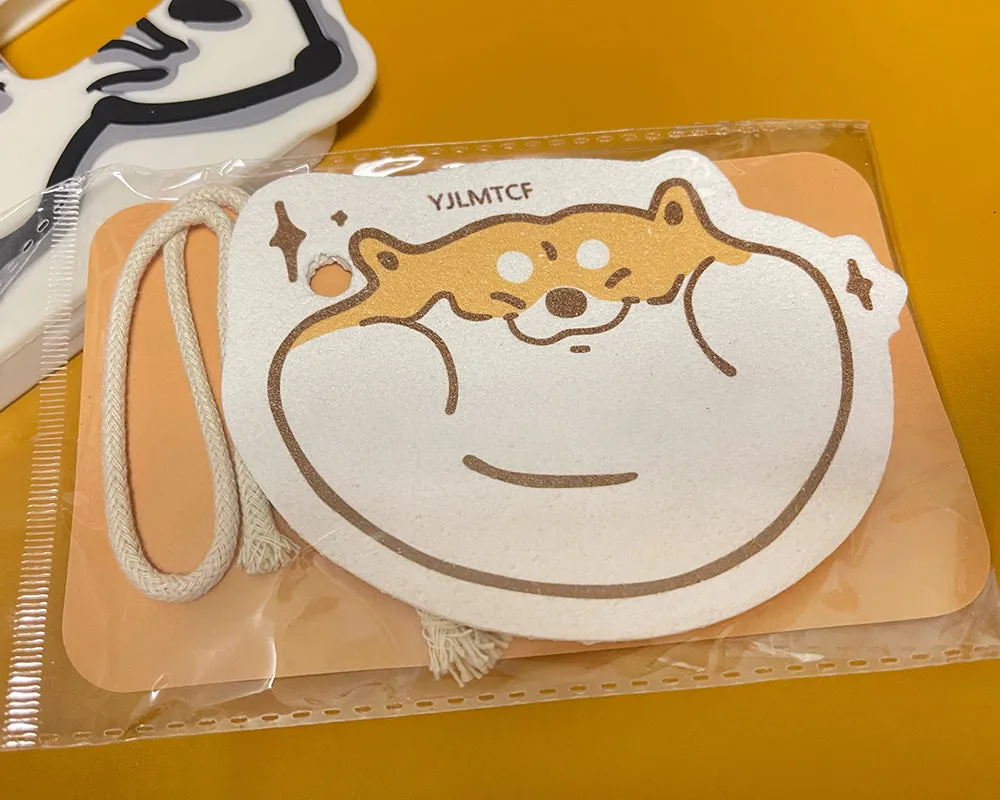 YJLMTCF Cute Cartoon Compression Sponge, Cellulose Scrub Sponge Durable and Easy to Clean